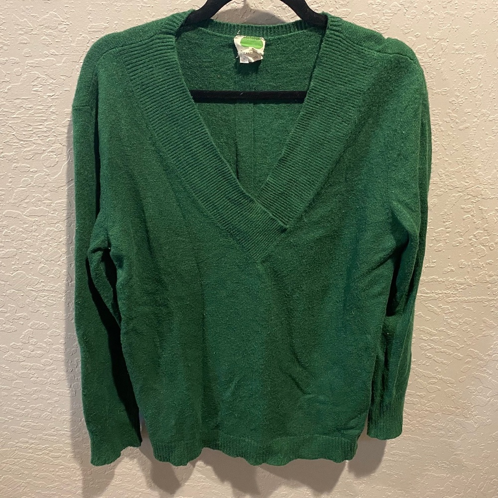 Green Anthropologie Sweater